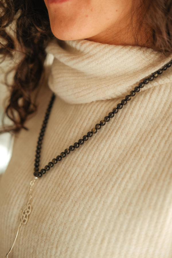 Samee’ Mujeeb Obsidian Rosary